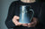 Slightly Flawed Small Metallic Black Mug